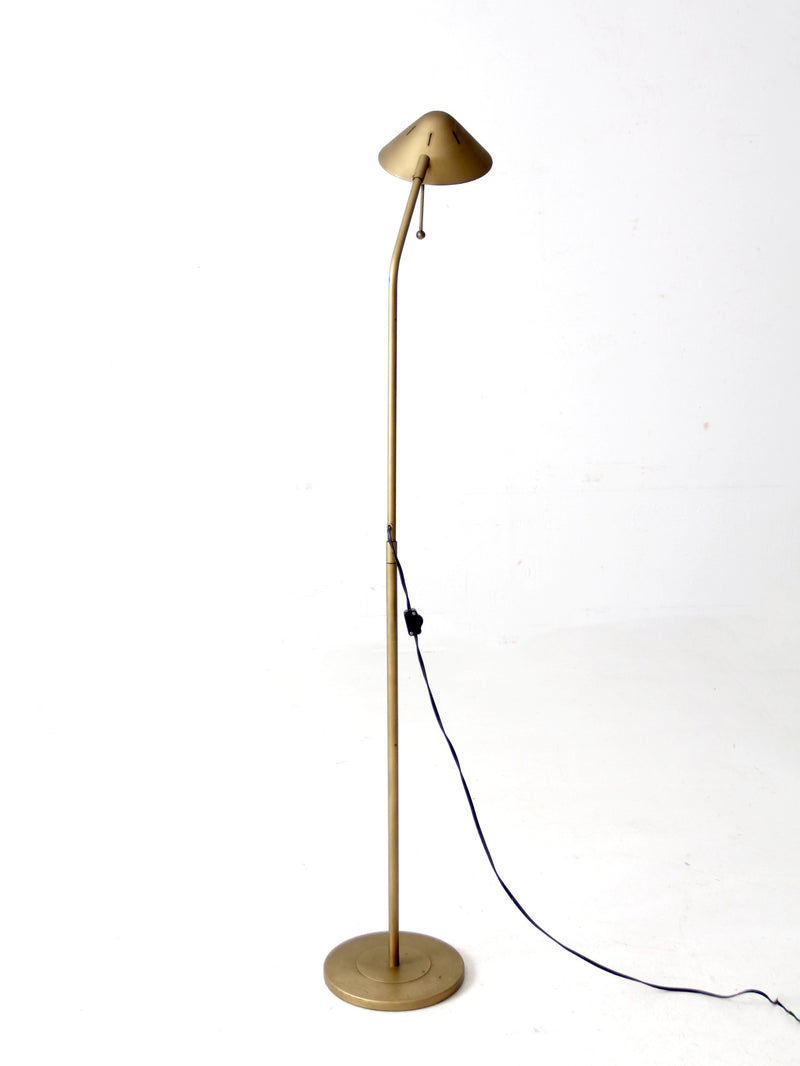 mid century brass floor lamp