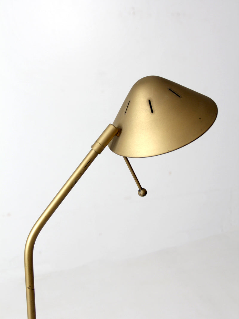 mid century brass floor lamp