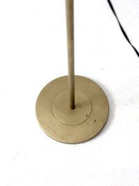 mid century brass floor lamp