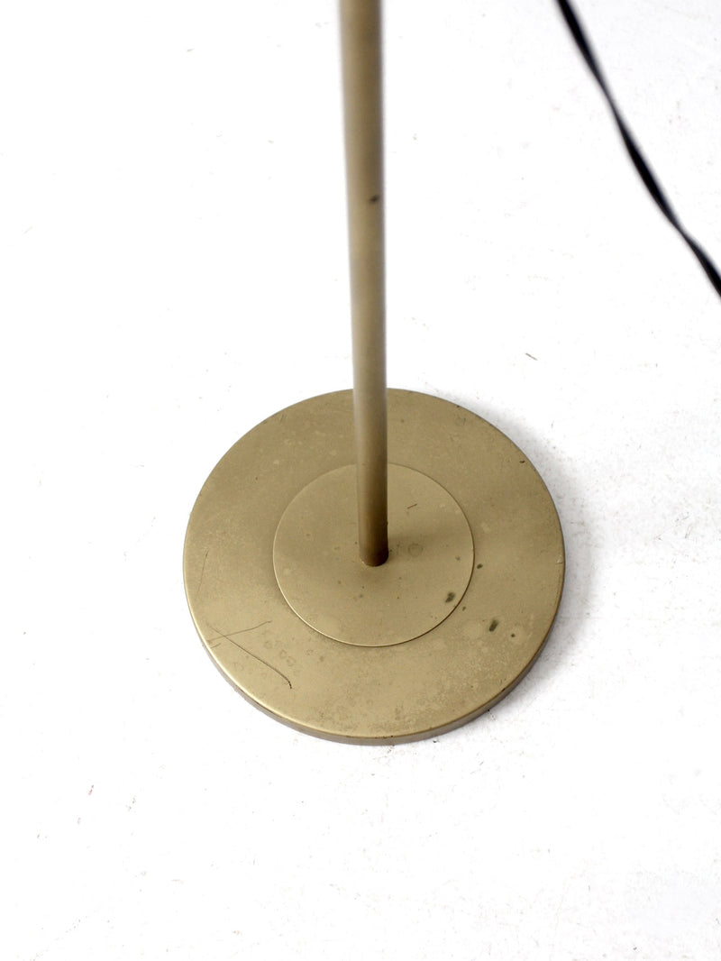 mid century brass floor lamp