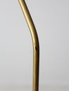 mid century brass floor lamp