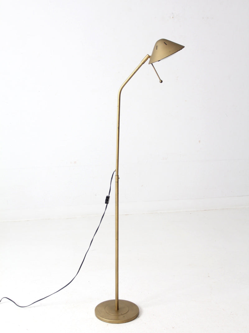 mid century brass floor lamp