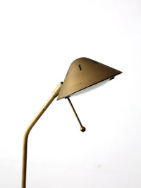 mid century brass floor lamp