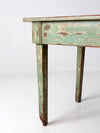 antique American painted primitive table