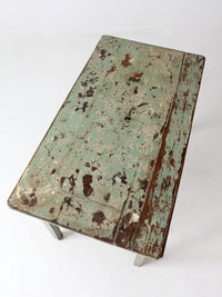 antique American painted primitive table