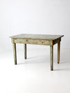 antique American painted primitive table