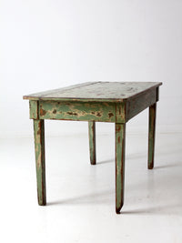 antique American painted primitive table