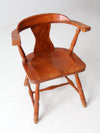 mid century captian's chair