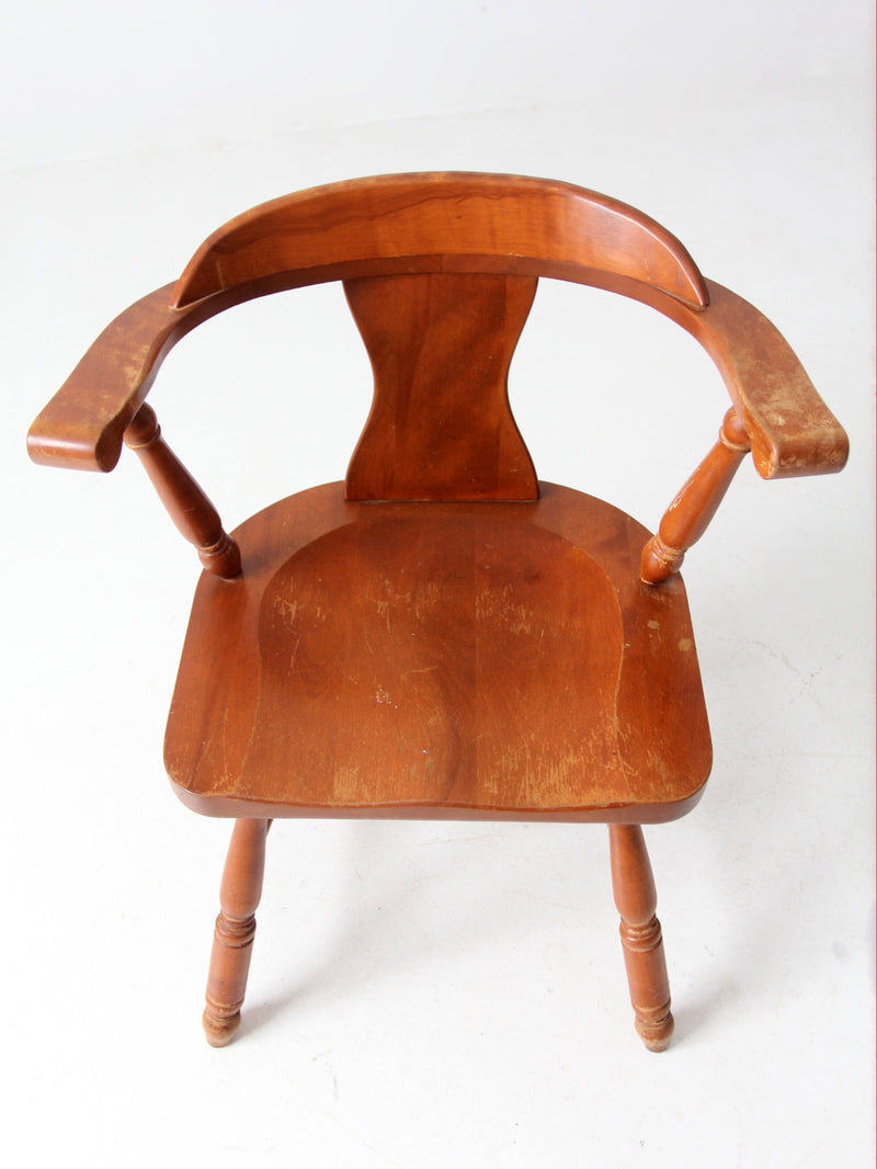 mid century captian's chair