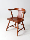 mid century captian's chair