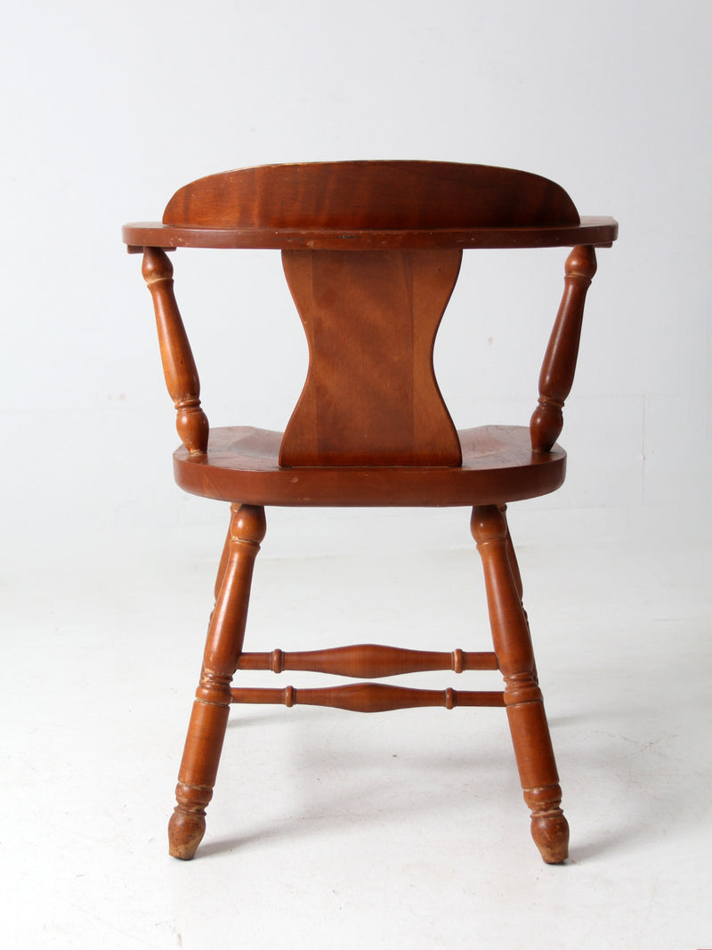 mid century captian's chair