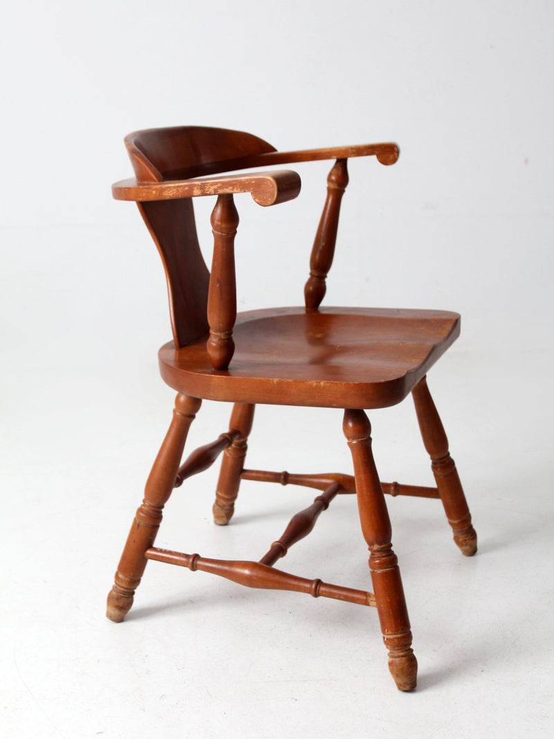 mid century captian's chair