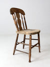 antique splat back rustic Windsor chair