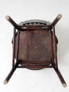 antique bentwood chair by Koenig Furniture Co