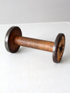 antique wooden spool