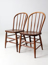 antique spindle back dining chairs