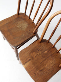 antique spindle back dining chairs