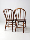 antique spindle back dining chairs