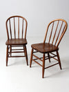 antique spindle back dining chairs