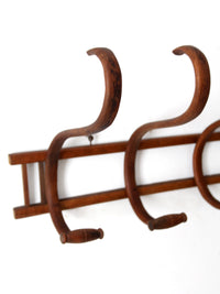 antique bentwood wall rack