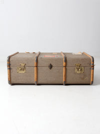 vintage 1950s Cunard Line steamer trunk