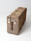 vintage 1950s Cunard Line steamer trunk