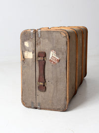 vintage 1950s Cunard Line steamer trunk