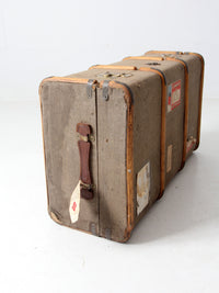 vintage 1950s Cunard Line steamer trunk