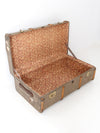 vintage 1950s Cunard Line steamer trunk