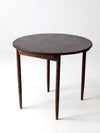 antique round top clipper folding table