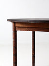 antique round top clipper folding table