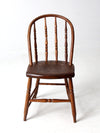 antique Windsor bow-back dining chair