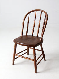 antique Windsor bow-back dining chair