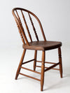 antique Windsor bow-back dining chair