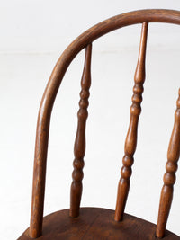 antique Windsor bow-back dining chair