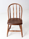 antique Windsor bow-back dining chair