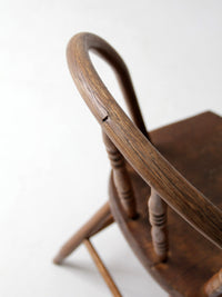 antique Windsor bow-back dining chair