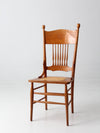 antique press back dining chair