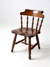 vintage wooden pub chair