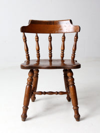 vintage wooden pub chair