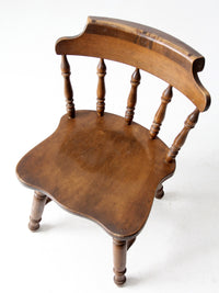 vintage wooden pub chair