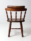 vintage wooden pub chair