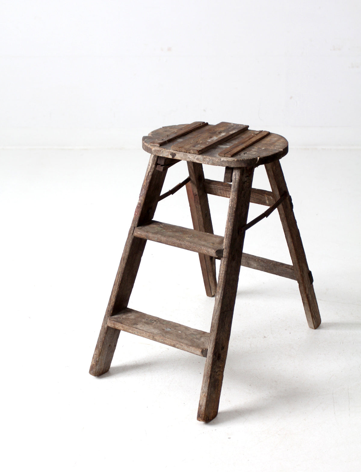 vintage rustic step ladder