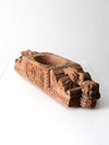 antique carved wooden centerpiece