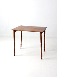 antique wooden folding table