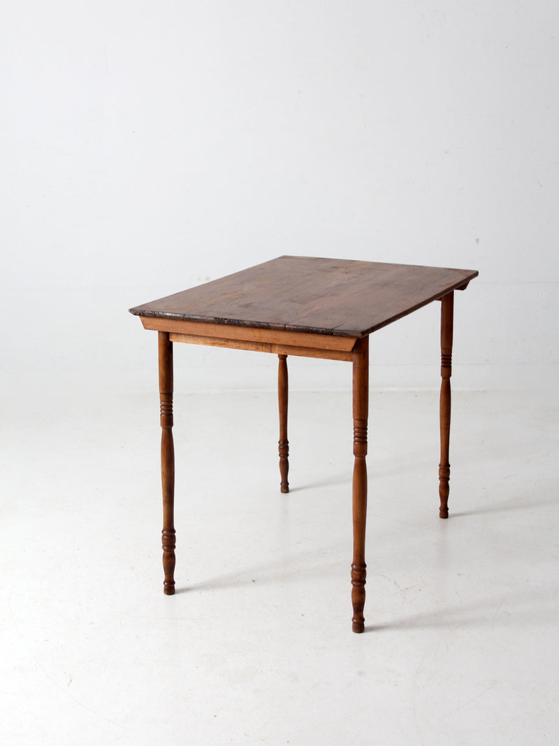 antique wooden folding table