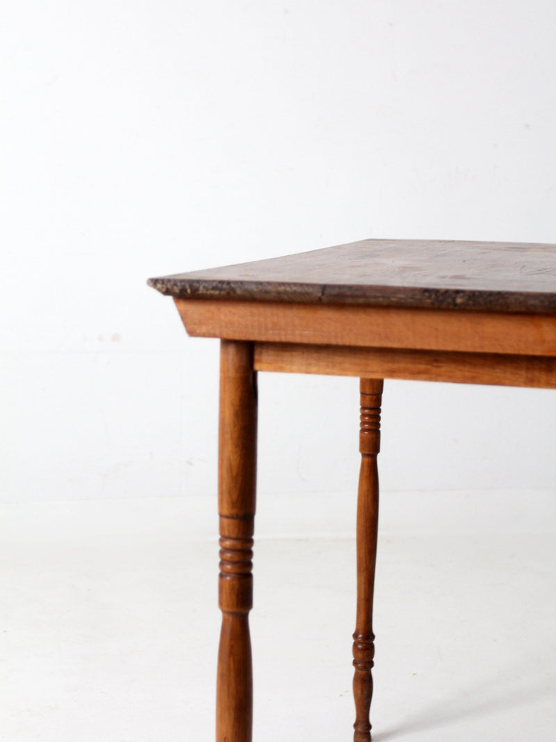 antique wooden folding table