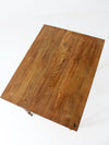 antique wooden folding table