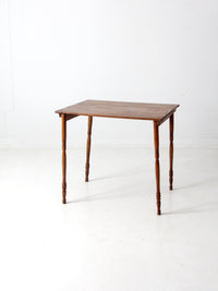 antique wooden folding table