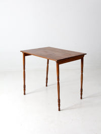 antique wooden folding table